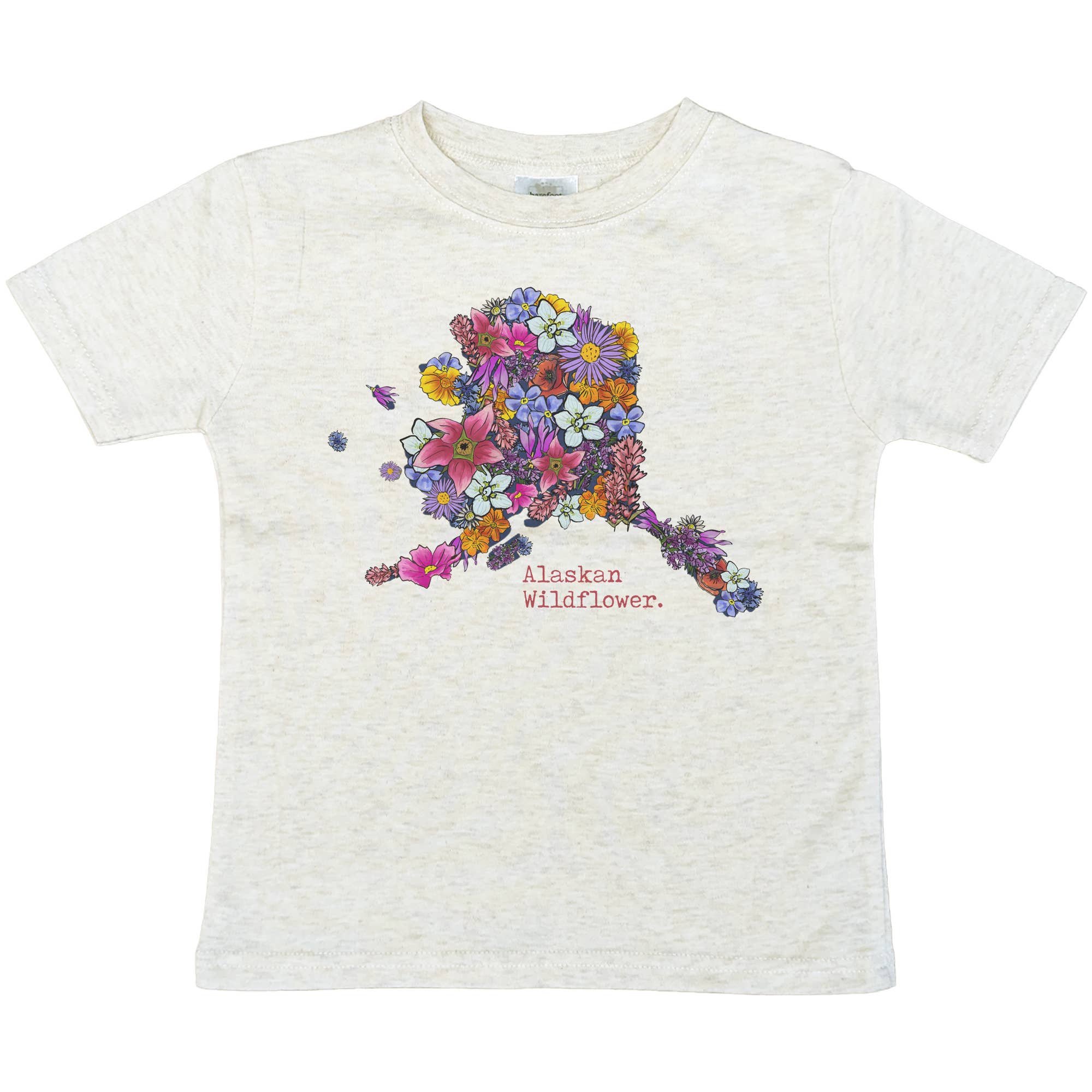Alaskan Wildflower Alaska State Tee Nature Girl Clothing