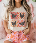 Spring Chickens - Cream Tee