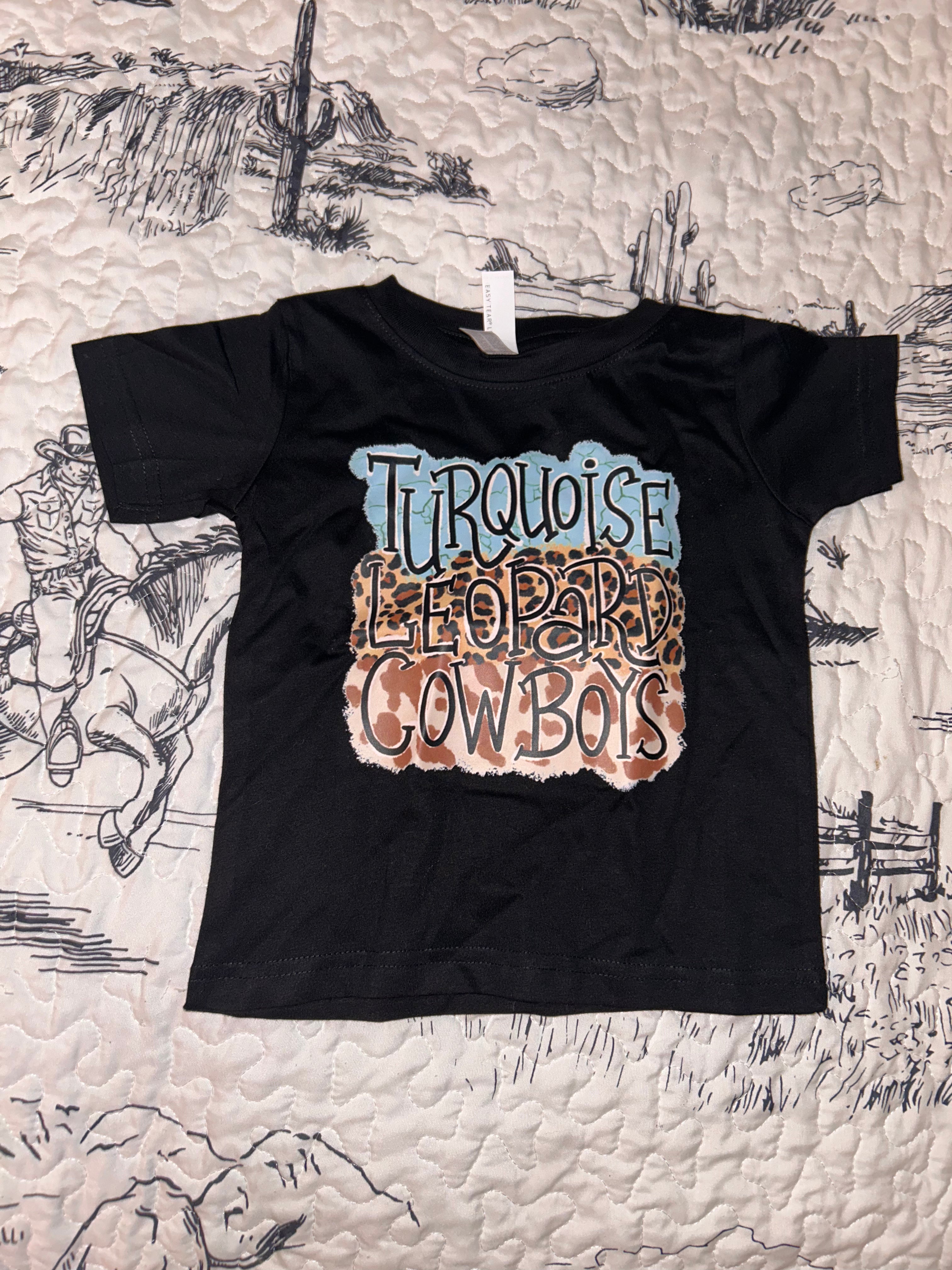 Turquoise leopard COWBOYS