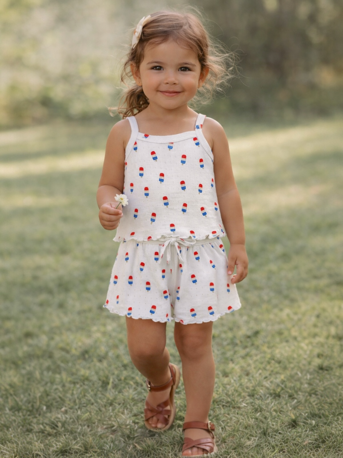Popsicle / Organic Pointelle Summer Set